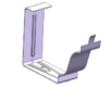 Metal Gutter Clip CAD Model (ProE)