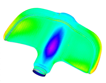 3D scan data of an airfoil